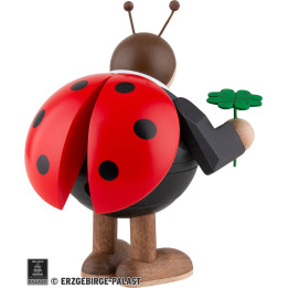 Räuchermännchen Marienkäfer - Kugelrauchfigur - 15 cm