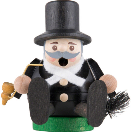 Räuchermännchen mini sitzend - Essenkehrer - 8 cm