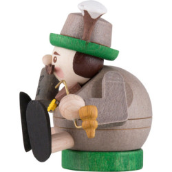 Räuchermännchen mini sitzend - Bayer - 8 cm