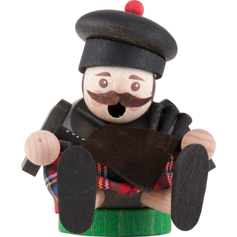 Räuchermännchen mini sitzend - Schotte - 8 cm
