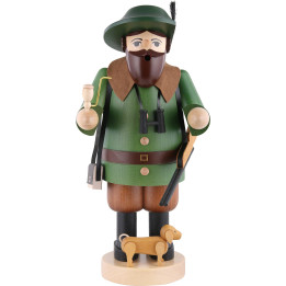 Smoker - Forester with Dachshound - 34 cm / 13.4 inch