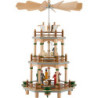 3-Tier Pyramid - Nativity - 35 cm / 13.5 inch