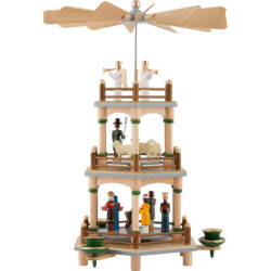 3-Tier Pyramid - Nativity - 35 cm / 13.5 inch