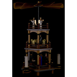 3-stöckige Pyramide Christi Geburt - 35 cm