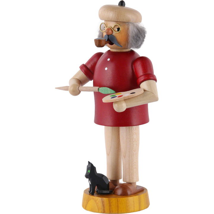Räuchermännchen Maler - 17 cm