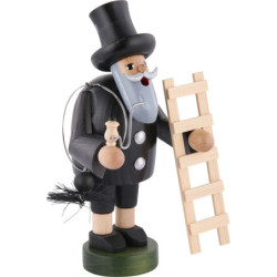 Räuchermännchen Schornsteinfeger mit Leiter - 18 cm