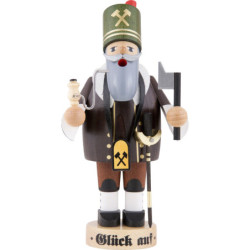Räuchermännchen Bergmann Glück auf - 20 cm