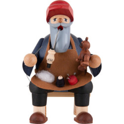 Smoker - Teddymaker - Shelf Sitter - 16 cm / 6.3 inch