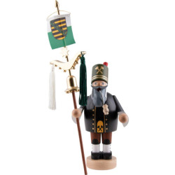 Räuchermännchen Bergmann mit Schellenbaum - 31 cm