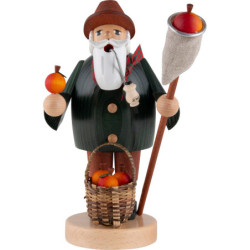 Räuchermännchen Apfelpflücker - 19 cm