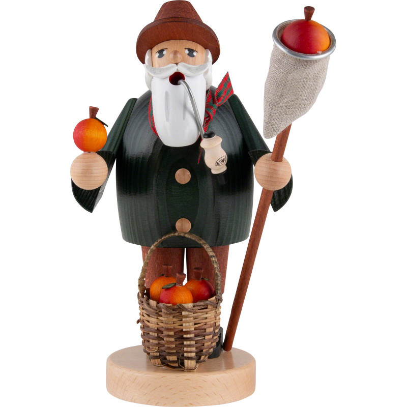 Räuchermännchen Apfelpflücker - 19 cm
