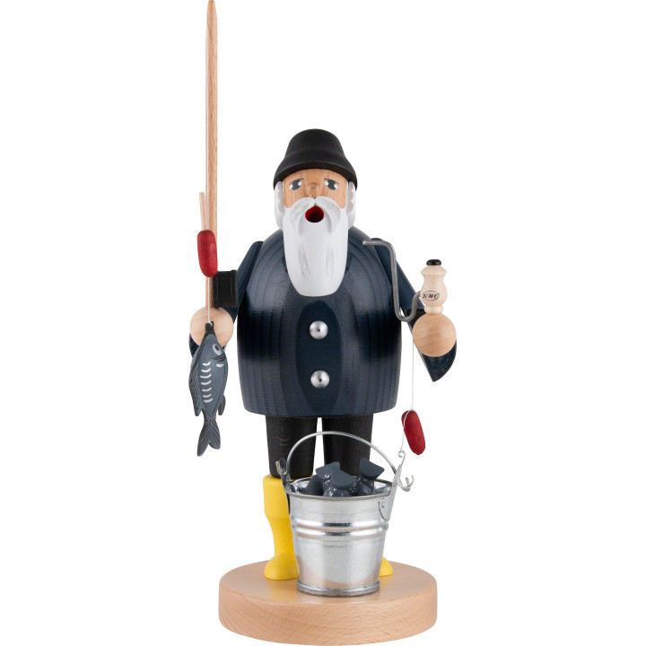 Räuchermännchen Angler - 23 cm