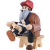 Räuchermännchen Schnitzer - Kantenhocker - 16 cm