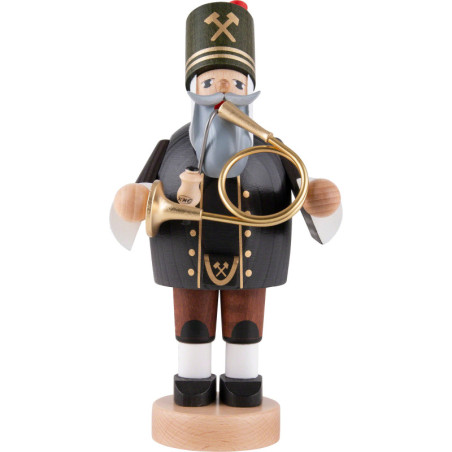 Räuchermännchen Bergmann mit Horn - 20 cm