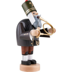 Räuchermännchen Bergmann mit Horn - 20 cm