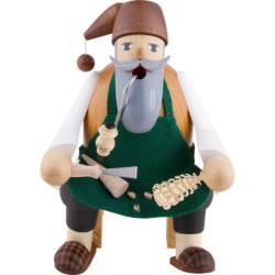 Räuchermännchen Bäumchenstecher, sitzend - 15 cm