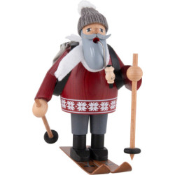 Räuchermännchen Skiwanderer - 19 cm
