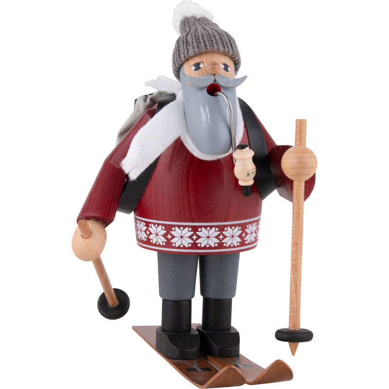 Räuchermännchen Skiwanderer - 19 cm