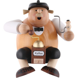 Smoker - Saxony Coffee Lover - Shelf Sitter - 24 cm / 9 inch