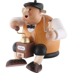 Räuchermännchen Kaffeesachse - Kantenhocker - 24 cm