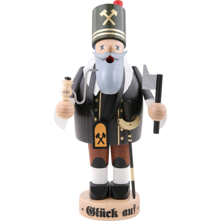 Räuchermännchen Bergmann Glück auf - 41 cm