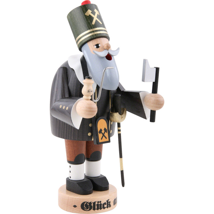 Räuchermännchen Bergmann Glück auf - 41 cm