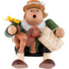 Räuchermännchen Kantenhocker Hundefreundin - 16 cm