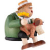 Räuchermännchen Kantenhocker Hundefreundin - 16 cm