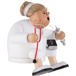 Räuchermännchen Kantenhocker Ärztin - 15 cm