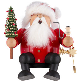 Räuchermännchen Weihnachtsmann - Kantenhocker - 16 cm