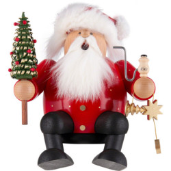 Smoker - Santa - Shelf Sitter - 16 cm / 6.3 inch