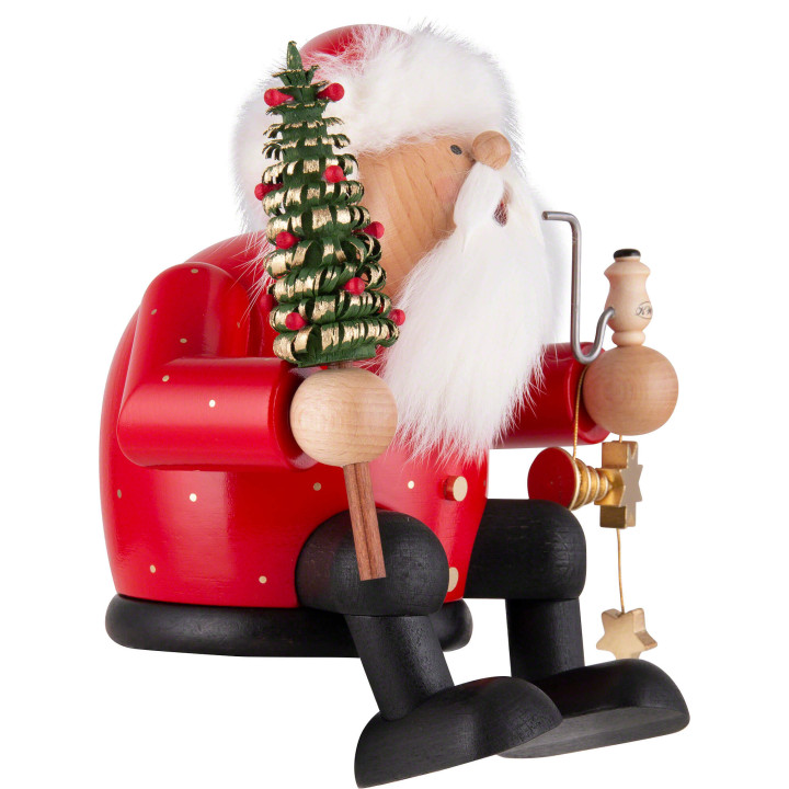 Smoker - Santa - Shelf Sitter - 16 cm / 6.3 inch