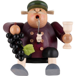 Räuchermännchen Winzer - Kantenhocker - 15 cm
