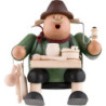 Smoker - Woodcraft Seller - Shelf Sitter - 15 cm / 6 inch