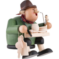Smoker - Woodcraft Seller - Shelf Sitter - 15 cm / 6 inch