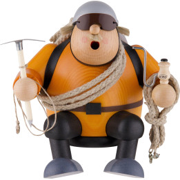 Räuchermännchen Bergsteiger - Kantenhocker - 16 cm