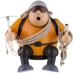 Räuchermännchen Bergsteiger - Kantenhocker - 16 cm