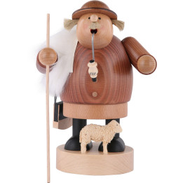Räuchermännchen Schäfer mit Stab - 18 cm
