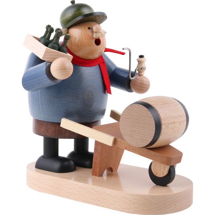 Räuchermännchen Bierhändler - 19 cm
