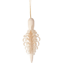 Christbaumschmuck Spanzapfen - 6er Set  - 6 cm