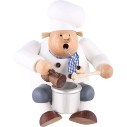 Räuchermännchen Koch - Kantenhocker - 17 cm