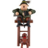 Räuchermännchen Jäger auf Hochsitz - 27 cm