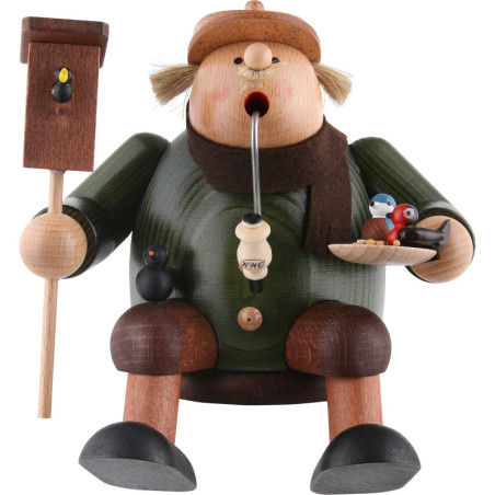 Smoker - Bird Lover - Shelf Sitter - 17 cm / 7 inch