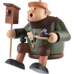 Smoker - Bird Lover - Shelf Sitter - 17 cm / 7 inch