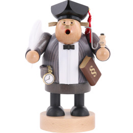 Räuchermännchen Advokat mit Gesetzbuch - 20 cm