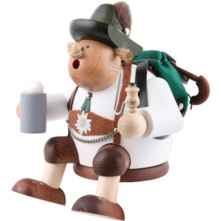 Smoker - Wanderer/Hiker - Shelf Sitter - 17 cm / 7 inch