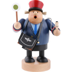 Räuchermännchen Eisenbahner - 20 cm