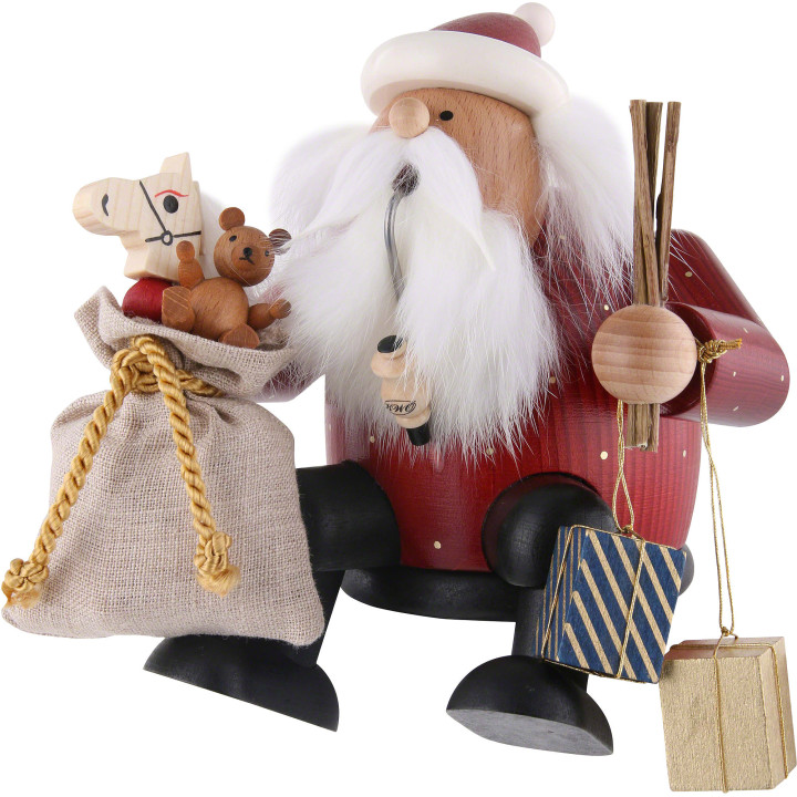 Smoker - Santa Claus - Shelf Sitter - 16 cm / 6 inch
