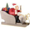 Smoker - Santa Claus with Sleigh - 20 cm / 8 inch