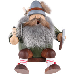 Smoker - Woodchopper - Shelf Sitter - 16 cm / 6 inch
